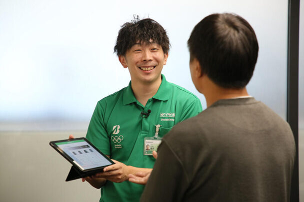 接客グランプリ競技の様子